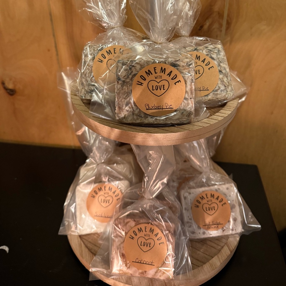 Homemade Blueberry Pie Soap